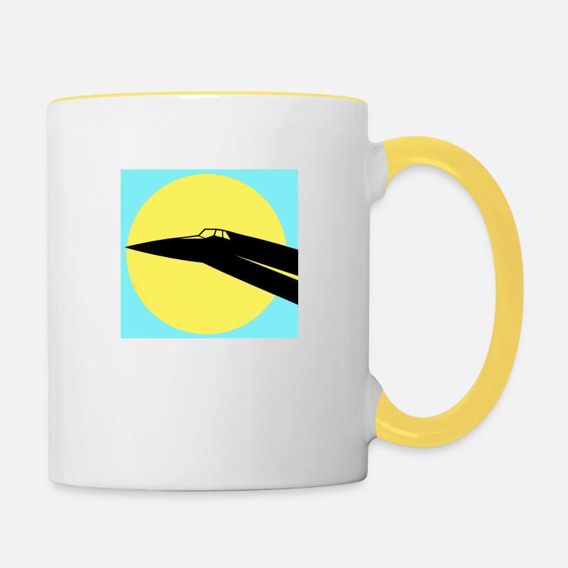 Concorde e sole - Tazze bicolor - bianco/giallo