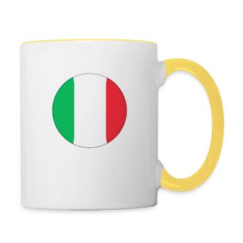 Italy - Tasse zweifarbig - Weiß/Gelb - Rechts