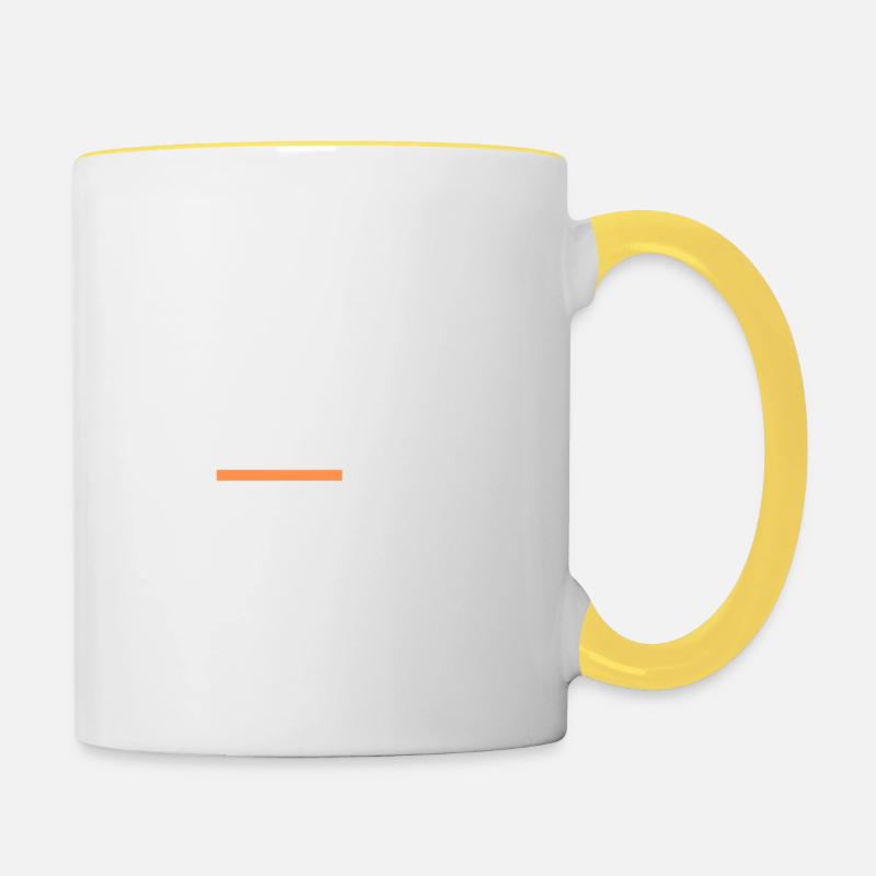 Crypto Millionaire Loading Argent Bitcoin Humour - Mug contrasté - blanc/jaune