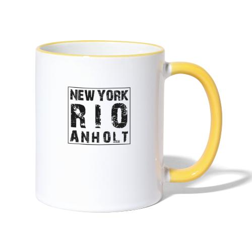 NEW YORK RIO ANHOLT - Tasse zweifarbig