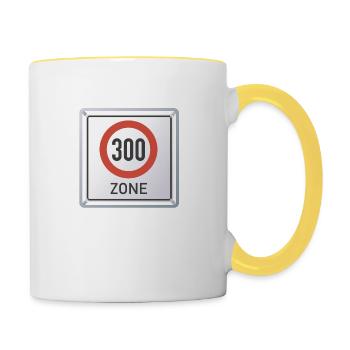 Tempo 300 Zone - Contrasting Mug - white/yellow - Right