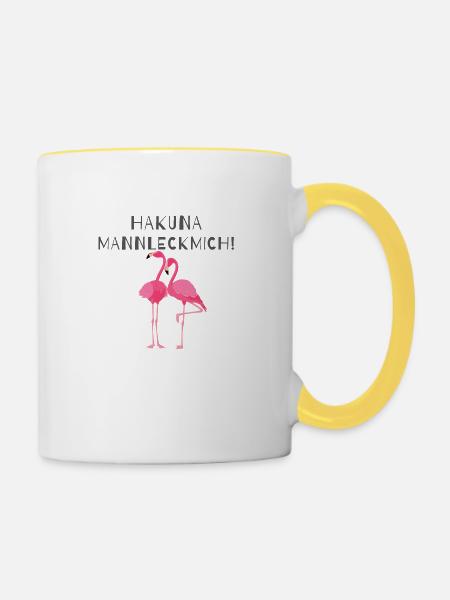 Hanukkah/Entspannt - Tasse zweifarbig - Weiß/Gelb