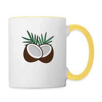 Coconut - Contrasting Mug - white/yellow - Right