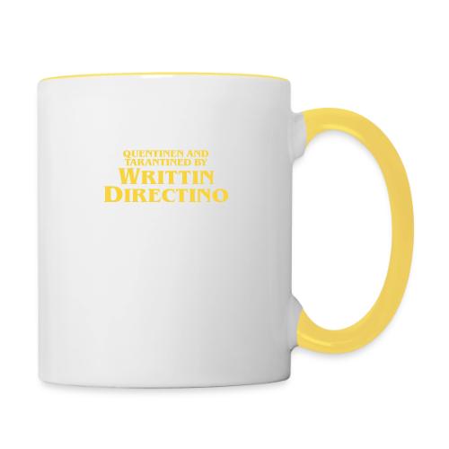 Writtin Directino - Contrasting Mug