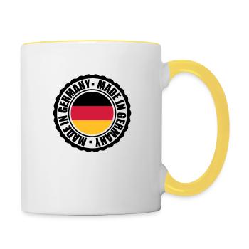 Made in Germany - Contrasting Mug - white/yellow - Right