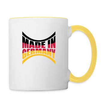 Made in Germany - Contrasting Mug - white/yellow - Right