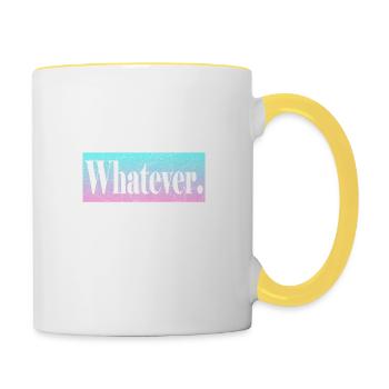 Whatever - Contrasting Mug - white/yellow - Right