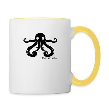 CuteLuh - Contrasting Mug - white/yellow - Right