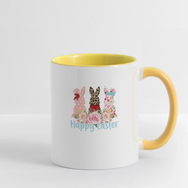 Happy Easter Easter Easter Egg Easter Celebration Easter Contrasting Mug