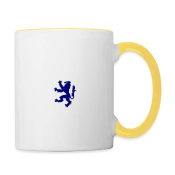 scottish - Contrasting Mug - white/yellow - Right