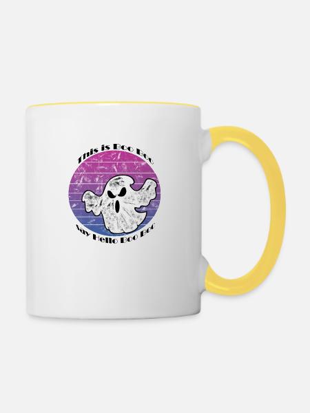 This is Boo Boo - Tasse zweifarbig - Weiß/Gelb