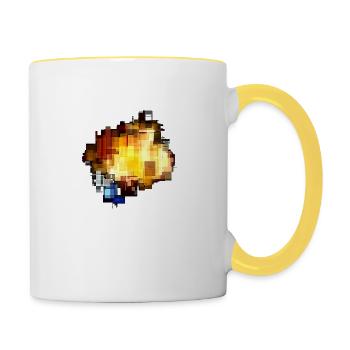 Block - Tasse zweifarbig - Weiß/Gelb - Rechts