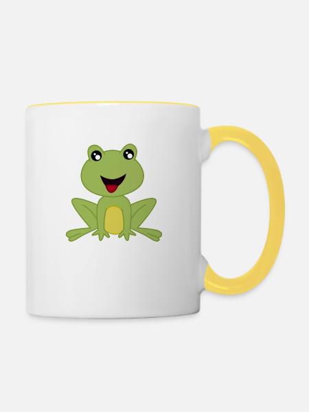 Mignone Reinette - Tasse zweifarbig - Weiß/Gelb