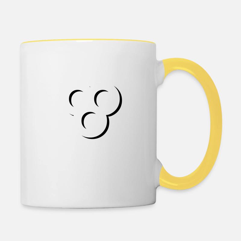 networkstate ꕢ - Mug contrasté - blanc/jaune