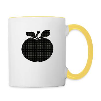Apple - Contrasting Mug - white/yellow - Right