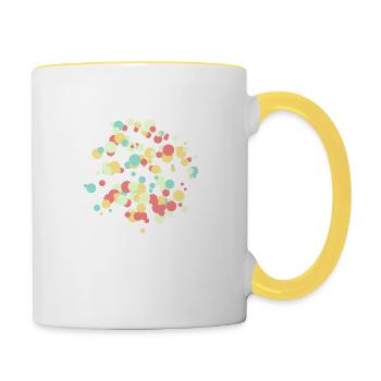 Team Rambo - Tasse zweifarbig - Weiß/Gelb - Rechts