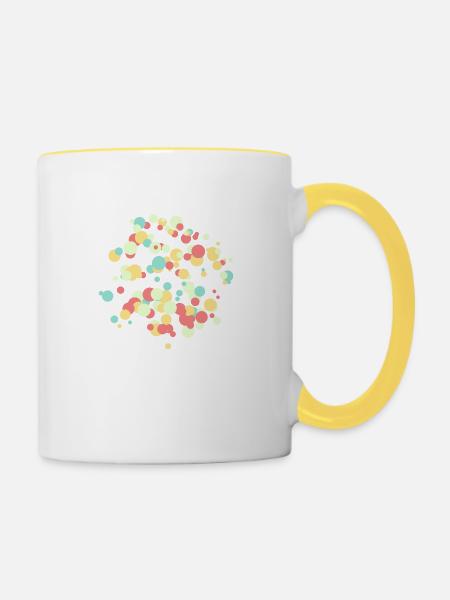 Team Rambo - Tasse zweifarbig - Weiß/Gelb