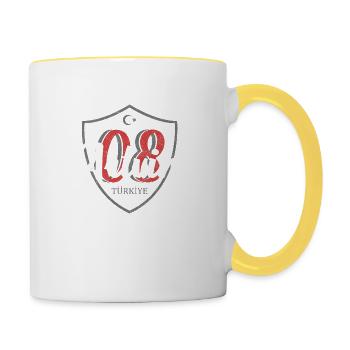 Artvin - Contrasting Mug - white/yellow - Right