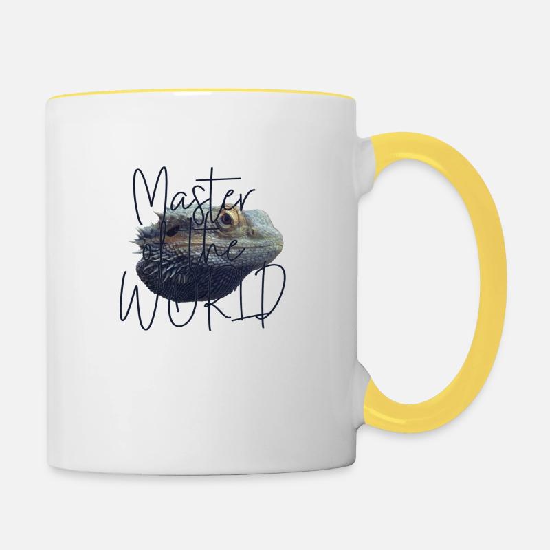 Maître - Mug contrasté - blanc/jaune