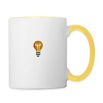 Physics Turn Me On - Contrasting Mug - white/yellow - Right