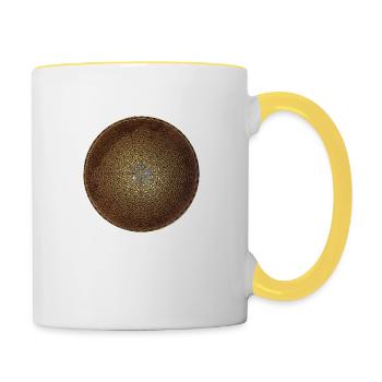 Kuppelsaal der Botschafter - Tasse zweifarbig - Weiß/Gelb - Rechts