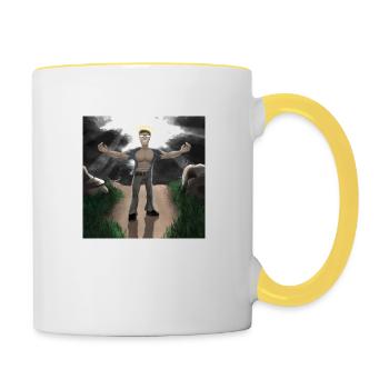 Top Quality Merch. - Contrasting Mug - white/yellow - Right