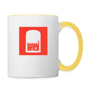Chocollectif - Mug contrasté - blanc/jaune - Droite