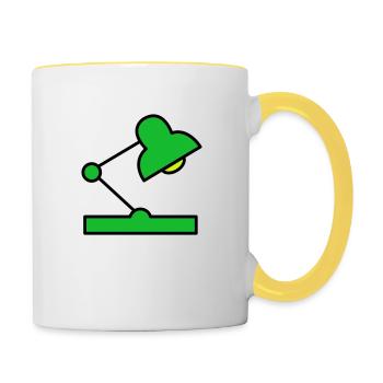 Desk lamp - Contrasting Mug - white/yellow - Right