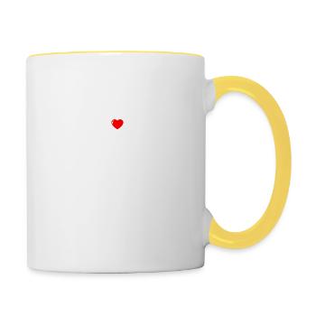 E-Scooter Scooter - Mug contrasté - blanc/jaune - Droite