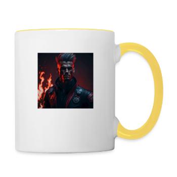 Fireman - Contrasting Mug - white/yellow - Right