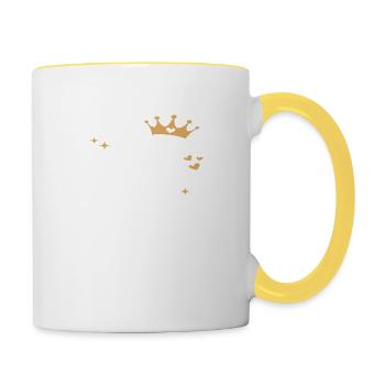 I´m 60 Sassy and all Kinds of Classy - Tasse zweifarbig - Weiß/Gelb - Rechts