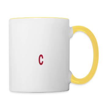 Danse Musique de danse - Mug contrasté - blanc/jaune - Droite