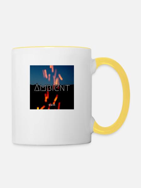 Ambient - Tasse zweifarbig - Weiß/Gelb