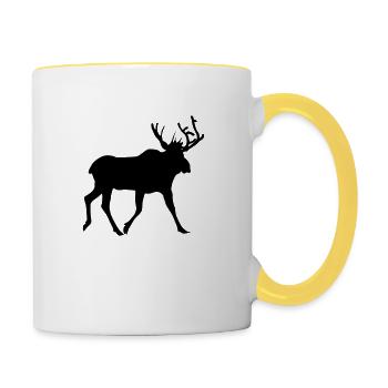 elk - Contrasting Mug - white/yellow - Right