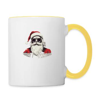 Santa Claus - Contrasting Mug - white/yellow - Right