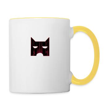 Shadow Clan Shadowclan Firestar Firestar Cats - Contrasting Mug - white/yellow - Right