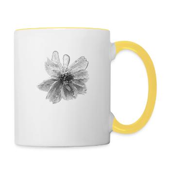 flower - Contrasting Mug - white/yellow - Right