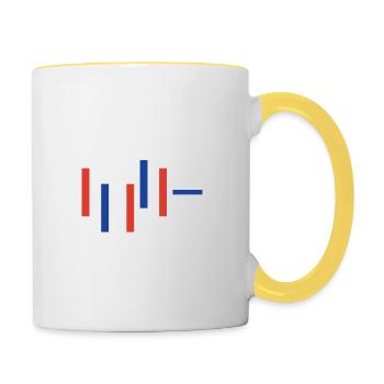 Classic Paris Souvenir - Contrasting Mug - white/yellow - Right