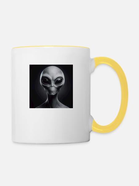 Astronomie Astrophysik - Tasse zweifarbig - Weiß/Gelb