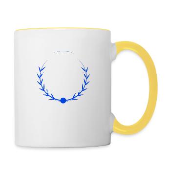Statement Humor Cool Avid Readers Escapism - Contrasting Mug - white/yellow - Right