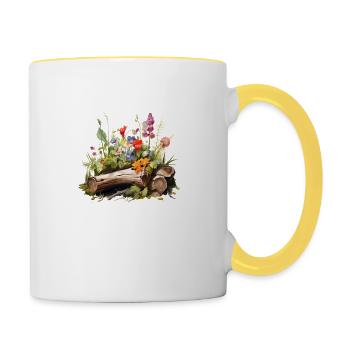 Blossom Revival - Contrasting Mug - white/yellow - Right