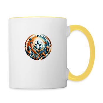 DigitEden - Contrasting Mug - white/yellow - Right
