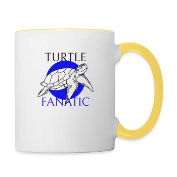 Marine Conservation - Contrasting Mug - white/yellow - Right