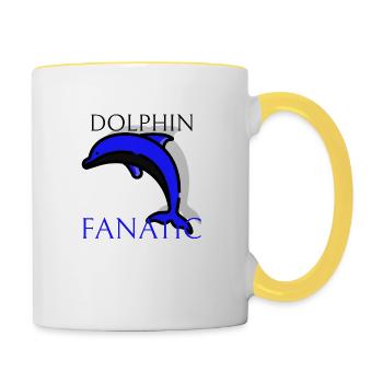 Marine Conservation - Contrasting Mug - white/yellow - Right