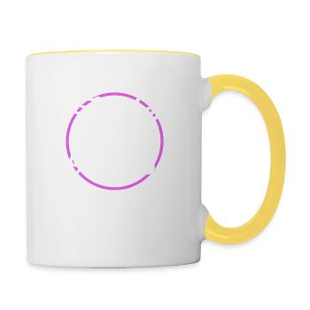 Adrenaline River Adventure Awesome Cool Joke - Contrasting Mug - white/yellow - Right