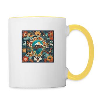 Natural Harmony - Contrasting Mug - white/yellow - Right