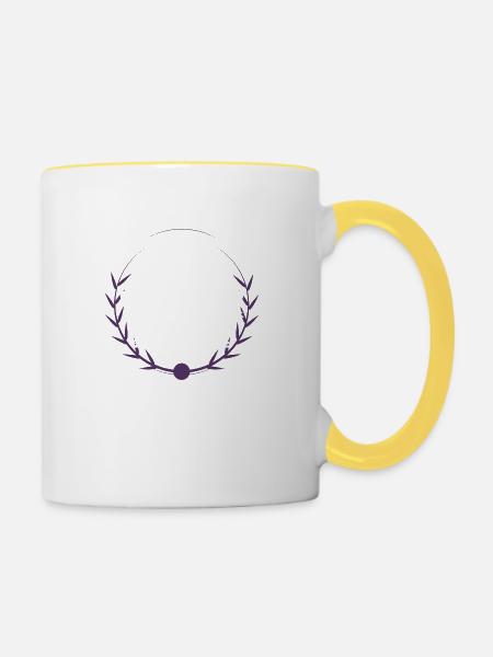 culinary experiences jokes quote - Tasse zweifarbig - Weiß/Gelb