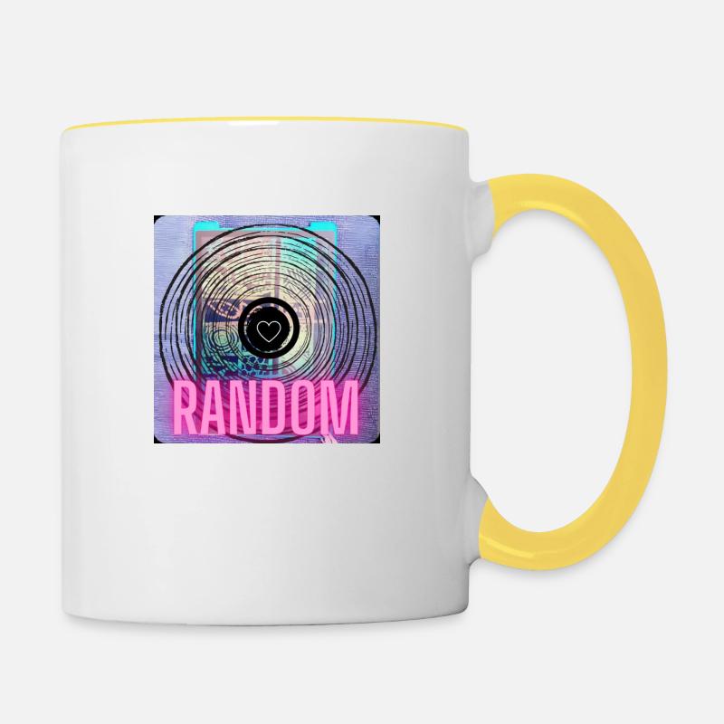 JaMan random - Tasse zweifarbig - Weiß/Gelb