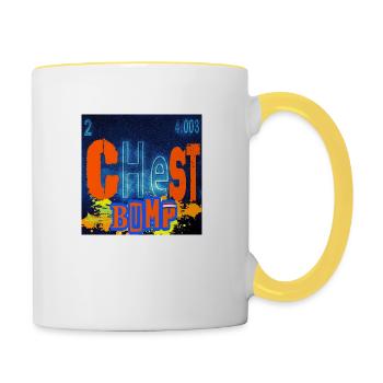 CHESTBUMP chemistry - Contrasting Mug - white/yellow - Right