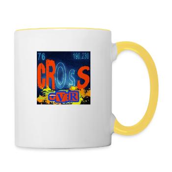 CROSS OVER CHEMISTRY - Contrasting Mug - white/yellow - Right